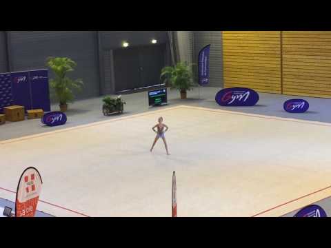 Loanne Weiss mains libres - Nat B 10-11 ans - France Chambéry 2017