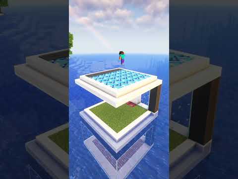 Minecraft Underwater House🏠💦 #shorts