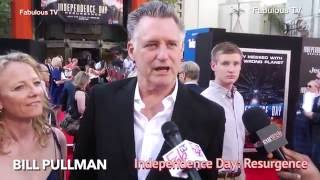Bill Pullman arrives at Independence Day: Resurgence on Fabulous TV video