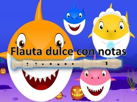 Baby Shark Flute Dance | Sing and Dance! | Animal Songs | Flauta dulce