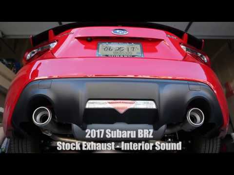 2017 Subaru BRZ MagnaFlow Exhaust vs Stock Comparison