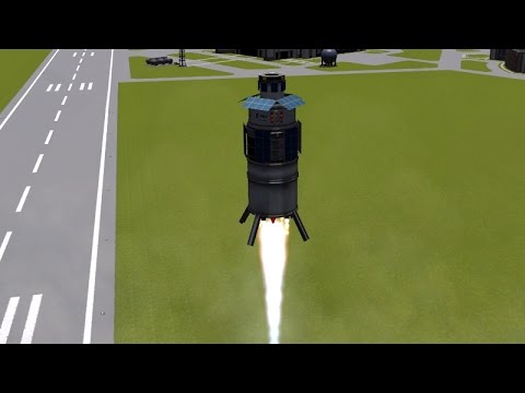 KSP - Aerospike Powered Long Endurance Rocket-VTOL
