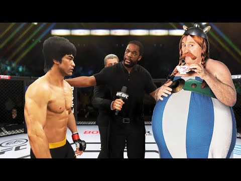 UFC 4 I Bruce Lee vs. Obelix Gual (REMATCH) (EA Sports UFC 4)