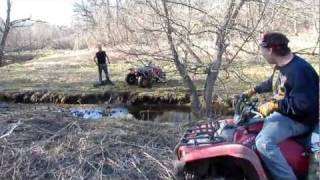 preview picture of video 'Jed falls into the creek.'