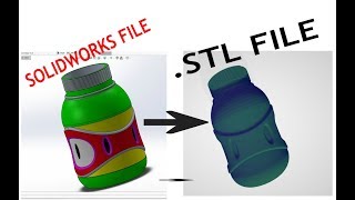 HOW TO CONVERT SOLIDWORKS FILE TO STL/SolidWorks FILE TO STL EXPORT/CONVERT SOLIDWORKS FILE TO STL