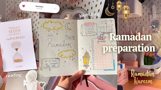#Ramadan journal 2024🌙a day with me💌set goals, organizing, cozy and productive🎀🧸