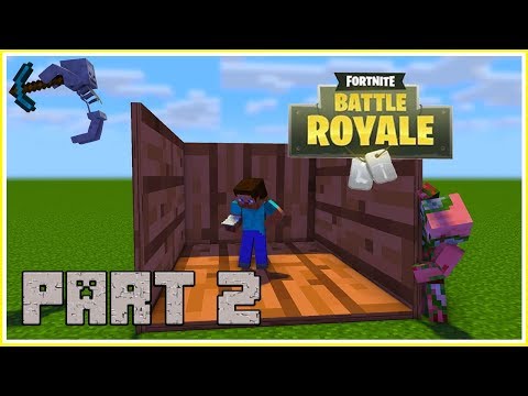 Monster School : FORTNITE BATTLE ROYALE CHALLENGE Part 2 - Minecraft Animation
