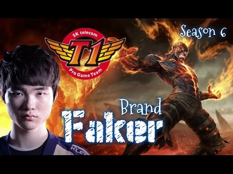 SKT T1 Faker BRAND Mid vs Viktor - Patch 5.24 KR | League of Legends