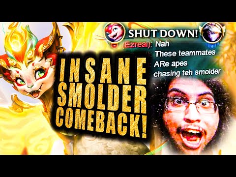 ENEMY ADC WILL UNINSTALL AFTER THIS! (SMOLDER IS INSANE!)