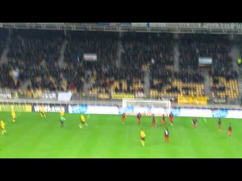 Roda JC - Excelsior 7-0, Doelpunt / goal Vukovic 1-0