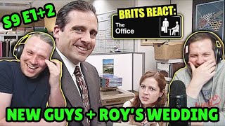 British Guys HILARIOUS The Office Reaction | Season 9 Episodes 1 + 2