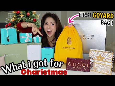 WHAT I GOT FOR CHRISTMAS 2025 [ OMG! MY FIRST GOYARD BAG ] & WHAT GIFTS I GOT FOR OTHERS | CHARIS