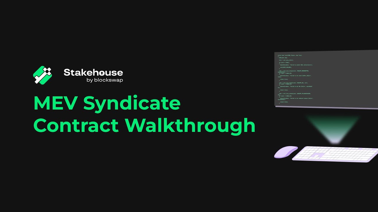 MEV Syndicate Contract Walkthrough