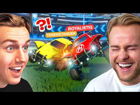 WIJ KRIJGEN DE SLAPPE LACH DOOR DIT...😂 - Rocket League Ranked (Nederlands)
