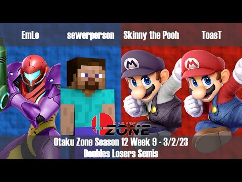 OZone12W9 - DLS - EmLo & sewerperson vs Skinny the Pooh & ToasT