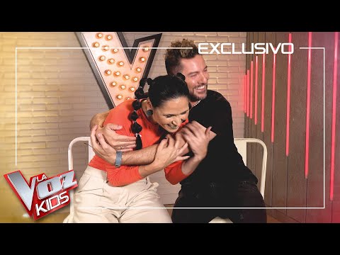 David Bisbal y Rosa, coach y asesora | Exclusivo | La Voz Kids Antena 3 2023