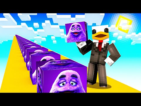 APRO I NUOVI LUCKY BLOCK GRIMACE SHAKE SU MINECRAFT