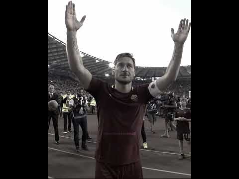 Totti's farewell 😭