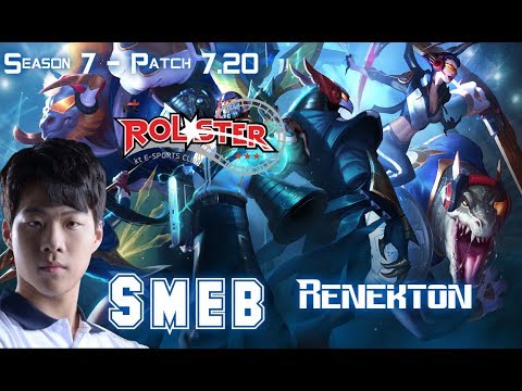 KT Smeb RENEKTON vs CAMILLE Top - Patch 7.20 KR Ranked