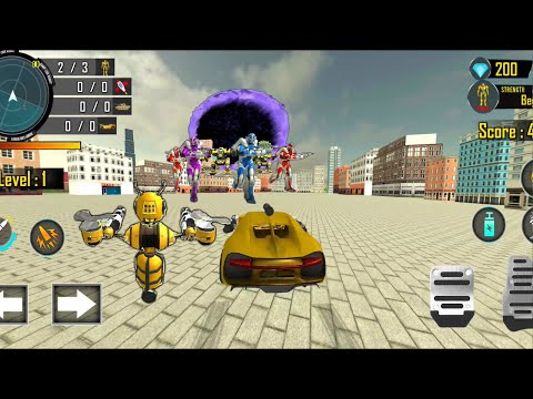 Bee Robot Transformer - Flying Bumblebee