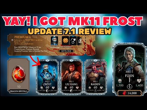 I got MK11 Frost 🥳 Mk Mobile Update 7.1 Review - Mortal Kombat Mobile