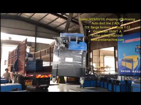 Shipping of auto duct line 2 on 2019/3/16 by Preda Machine