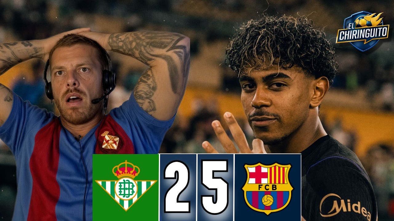 🔥 UNA NUEVA MANITA Y MUCHA POLÉMICA | Resumen Betis 2-5 Barça