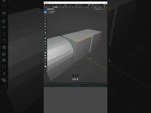 Bevels in Blender -  #shorts