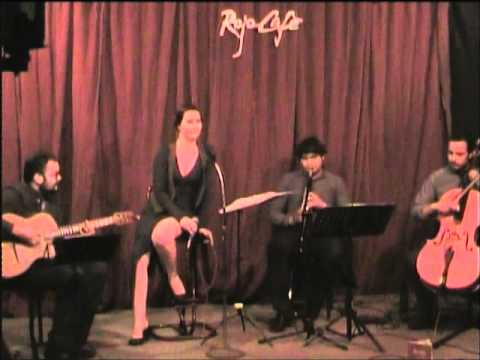 Monica Zuloaga & Smoke Rings en Rojo Café - Jazz Manouche -