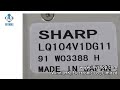10.4"640*480 a-Si TFT-LCD FOR SHARP LQ104V1DG11