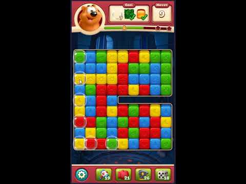 Toon Blast Level 1843 - NO BOOSTERS 🐻🐺🐱 | SKILLGAMING ✔️