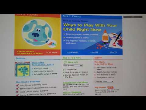Nick Jr Wayback Machine