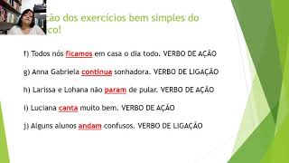 Atividades Verbos De Ligação