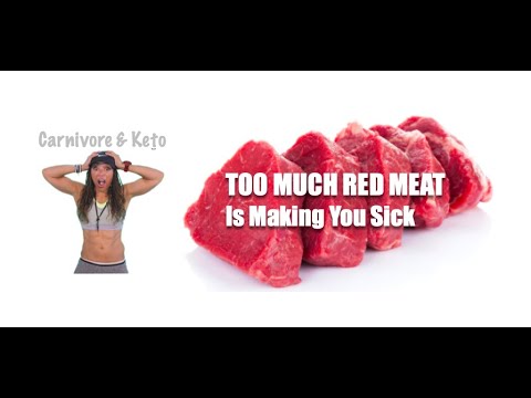 STOP EATING SO MUCH RED MEAT BEFORE YOU START GETTING...