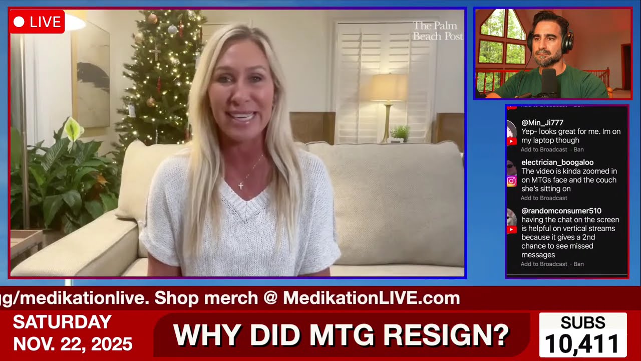 The Real Reason MTG Resigned - Rep America - Medikation LIVE