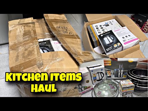 Unboxing Kitchen Essentials | Kitchen Items Haul Cookware, Juicer & More #haul #kitchenappliances 