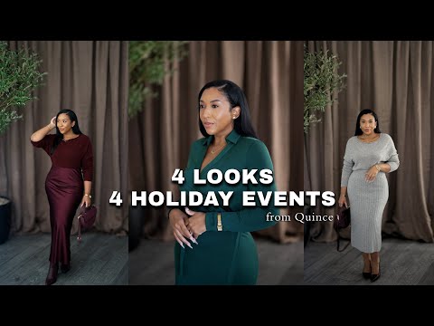 4 Looks, 4 Holiday Event from Quince