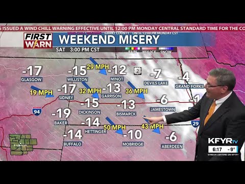 KFYR First News at Six Weather 01/12/24