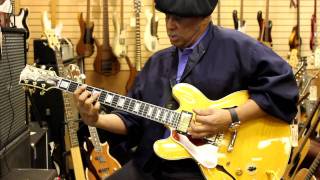 Al McKay from Earth, Wind and Fire at Norman's Rare Guitars