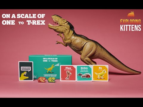 On a Scale of One to T-Rex Card Game