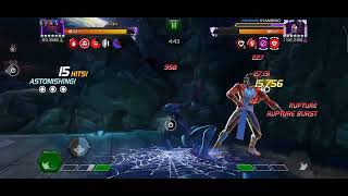 Spiderman 2099 vs Node 17 Pavitr Tier 1 Off Season AW MCOC 