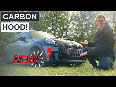 Installing a Carbon Fiber Hood on my MINI!