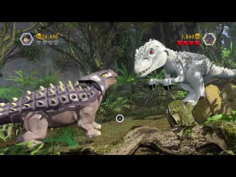 LEGO Jurassic World - XBOX gameplay 2 players coop mode split screen