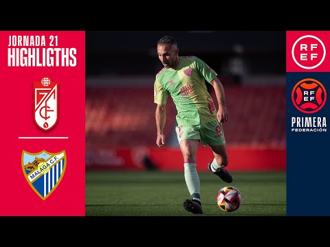 Resumen #PrimeraFederación | Club Recreativo Granada 0-2 Málaga CF | Jornada 21, Grupo 2