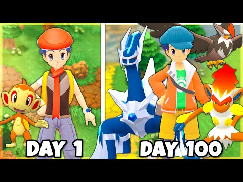 i Played Pokemon Brilliant Diamond 💎 For 100 Days | Meri Champion 🏆Banne Ki journey