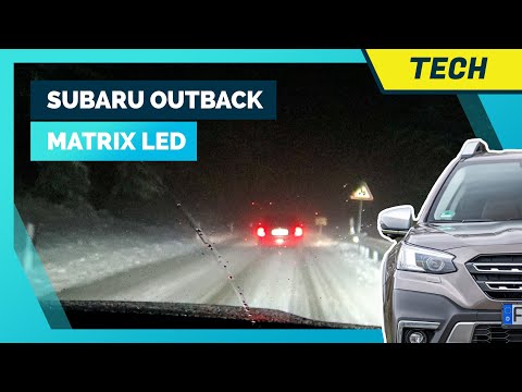 Subaru Outback: Erster Subaru mit Matrix LED / Adaptive LED Scheinwerfer im Test bei Schnee & Nebel