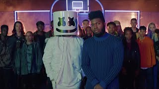 Kadr z teledysku Silence tekst piosenki Marshmello feat. Khalid