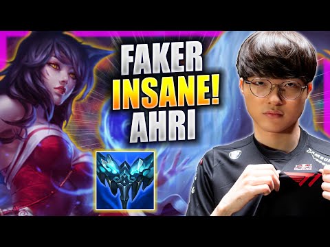 FAKER IS INSANE WITH AHRI! - T1 Faker Plays Ahri MID vs Jayce! | Season 2023