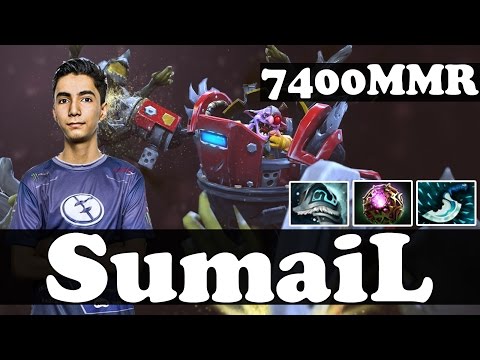 SumaiL 7400 MMR Plays Timbersaw - Ranked Match Gameplay - Dota 2