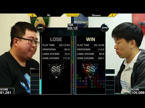Xeno Tetris X Winners Finals - RJ vs Sionara - Tetris Effect Connected TEC Tournament